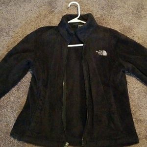 Black fuzzy north face